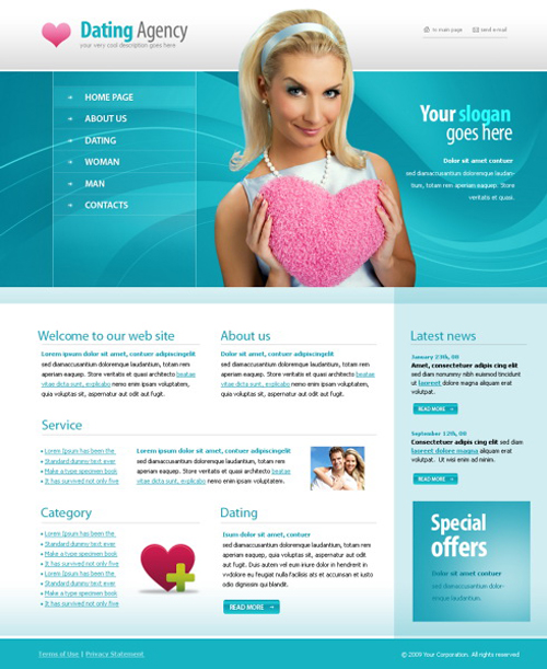 Website laten maken met Dating en Liefde 236 webdesign